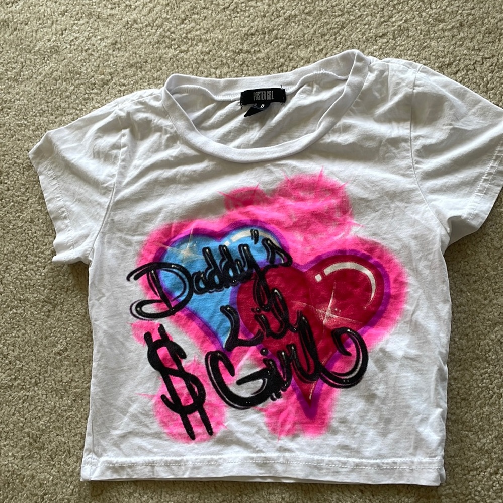 White Poster Girl Top